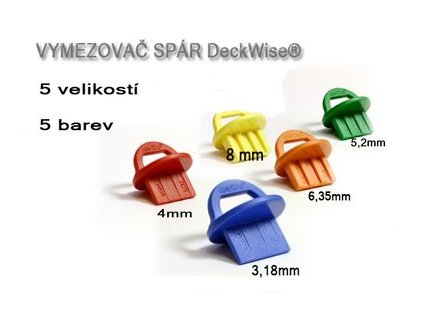 Vymezovač spáry, DeckWise, 3,18mm, modrý