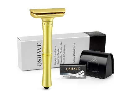 q shave golden adjustable safety razor wi main 0 min