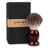 Qshave Shaving Brush darkwood1