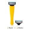 SKU A q shave yellow series manual razor usa bl variants 0 min