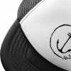 trucker cap white anchor logo 2 2