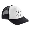 trucker cap white anchor logo 1 2re