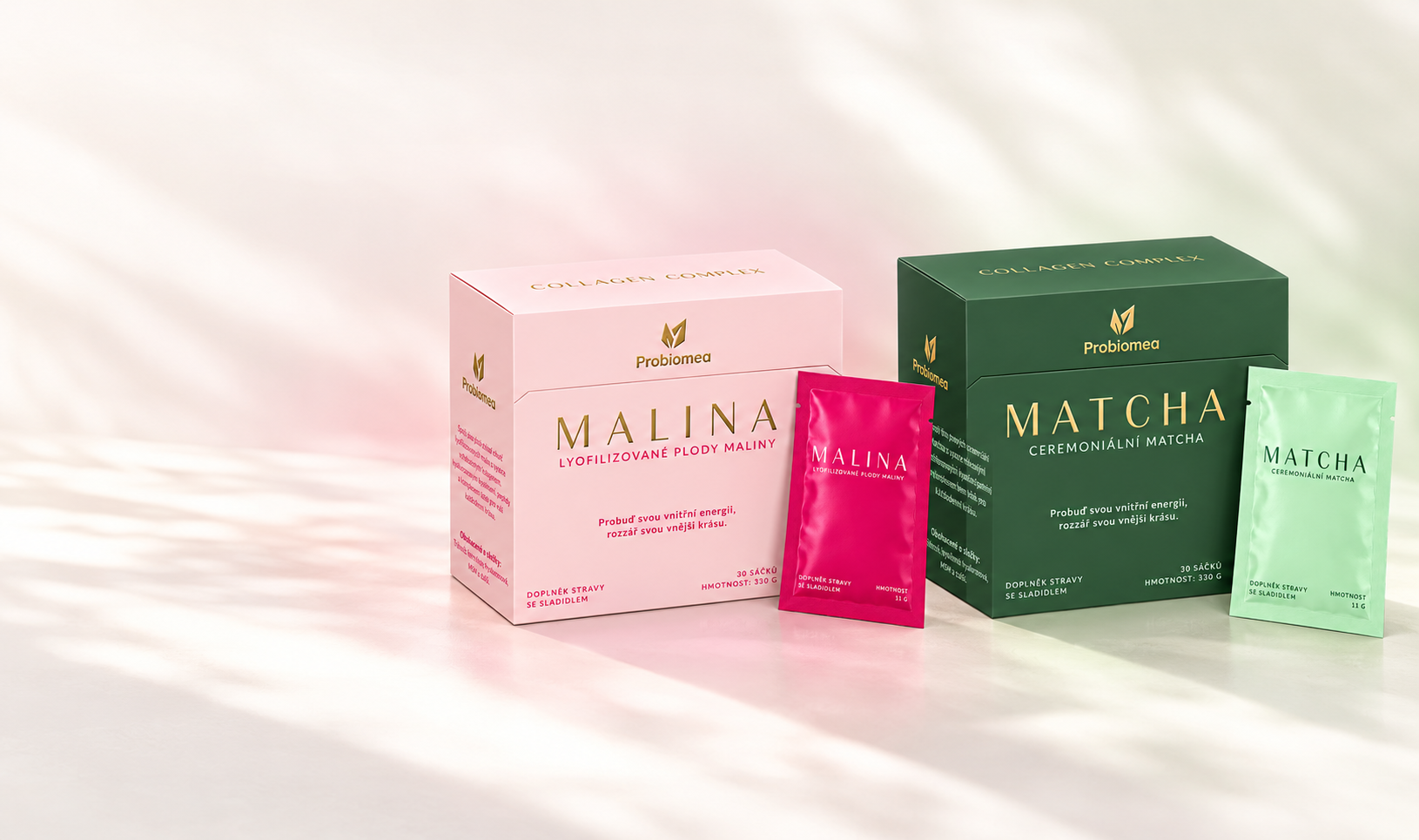 Probiomea Collagen Malina a Matcha Collagen