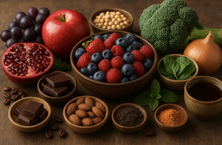 Polyfenoly a mikrobiom: dvojice, která určuje rovnováhu ve střevech