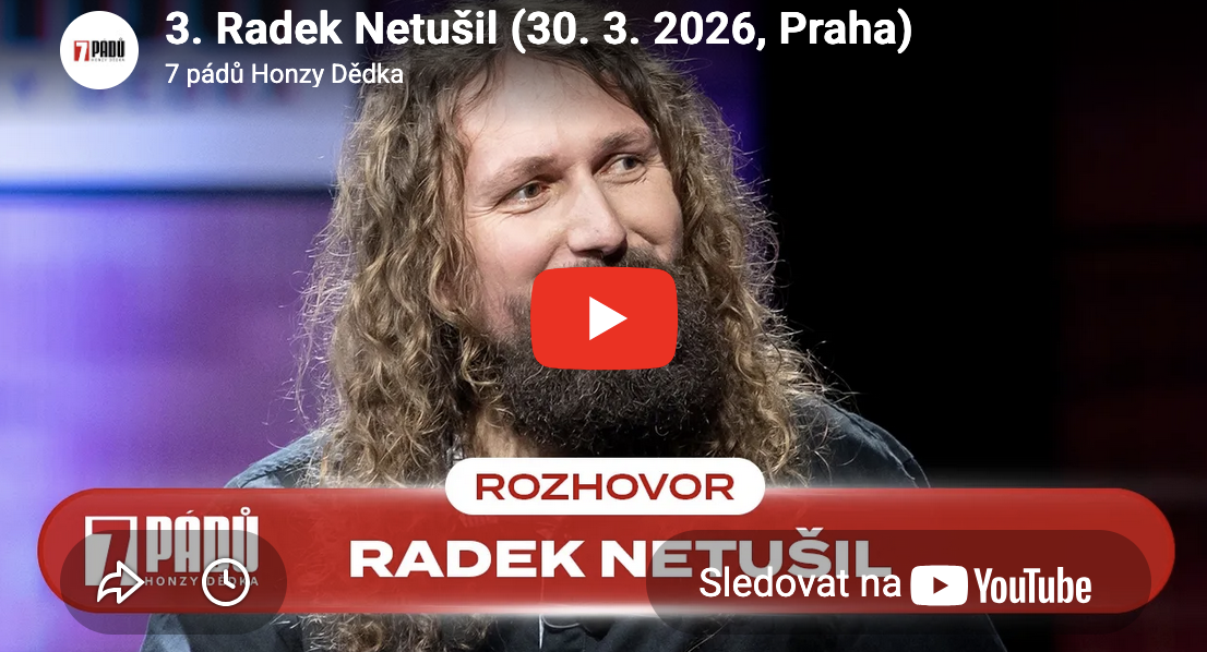 Radek Netušil hostem pořadu 7 pádů Honzy Dědka
