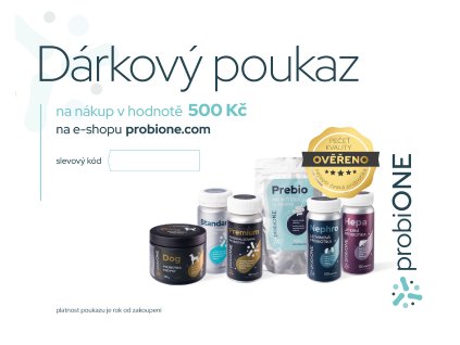 Darkovy poukaz PROBIONE 500Kc 11 2025