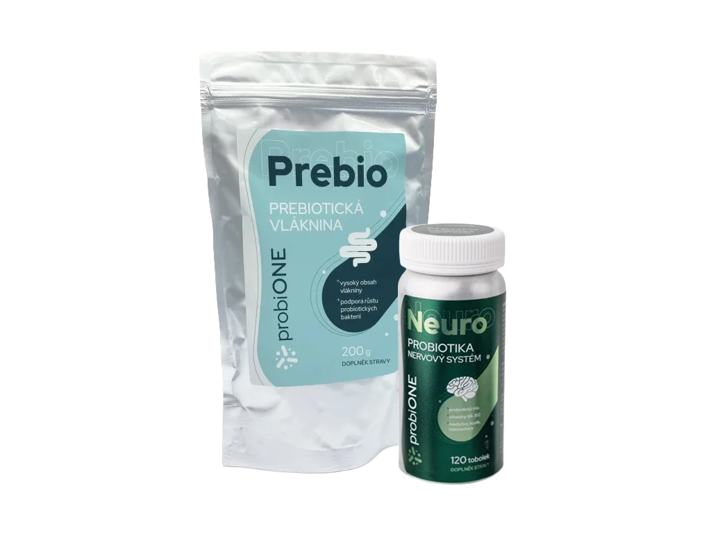 Balíček probiotik - probiONE Neuro + vláknina