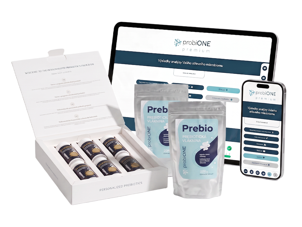 Individuální probiotická kúra - probiONE Premium, 50 miliard denní dávka, 190 tbl