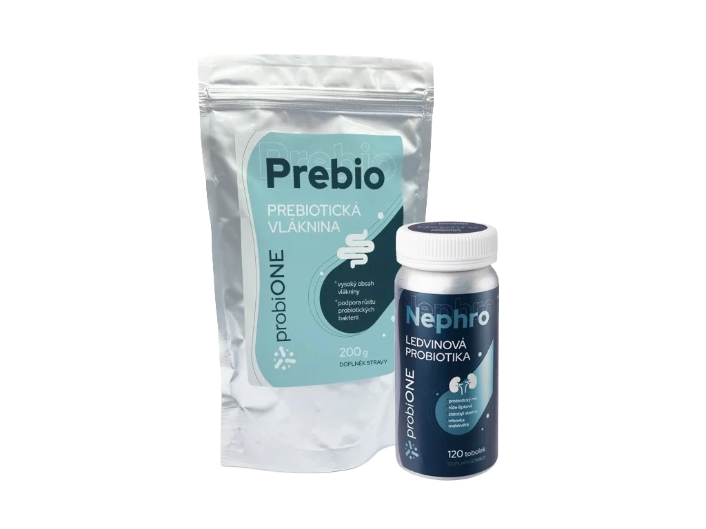 Balíček probiotik - probiONE Nephro + vláknina