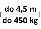 Sady do 4,5m průjezdu/450kg