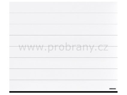 SEKČNÍ VRATA M DRÁŽKA RAL 9016 šířka 2375mm