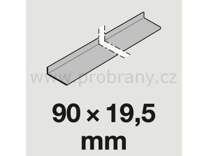Obložení zárubní vrat Hörmann v barevném odstínu vrat RAL 7016