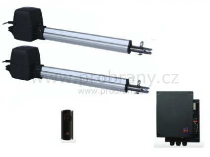 Kompletní sada pohonů Hörmann RotaMatic 2 BiSecur pro dvoukřídlou bránu do 5 m průjezdu