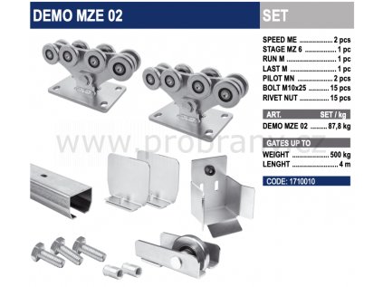 CAIS KIT DEMO MZE 02 sada pro samonosnou bránu do 8m průjezdu