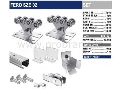 CAIS KIT FERO SZE 02 sada pro samonosnou bránu do 4m průjezdu