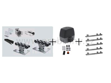 Hörmann Lineamatic P SK 4554309 sestava do 4,5m, černý profil, do 450kg váhy brány