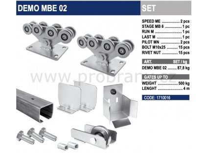 CAIS KIT DEMO MBE 02 sada pro samonosnou bránu do 8m průjezdu