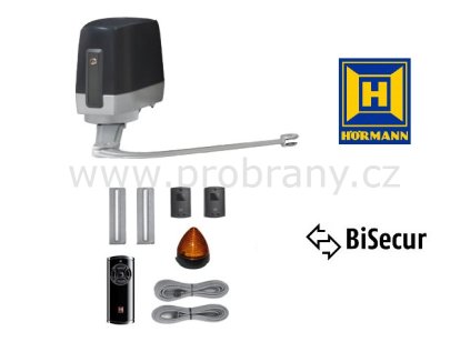 HÖRMANN VERSAMATIC P1 SK BISECUR POHON PRO JEDNOKŘÍDLOU BRÁNU DO 3M PRŮJEZDU, DÁLKOVÝ OVLADAČ HS5 BS