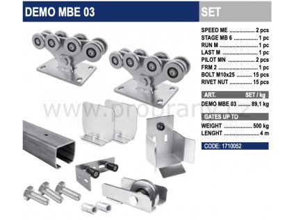 CAIS KIT DEMO MBE 03 sada pro samonosnou bránu do 8m průjezdu