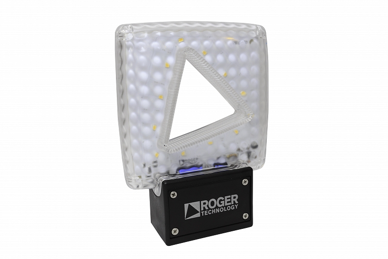 ROGER FIFTHY/230 - LED výstražná lampa s vestavěnou anténou barva bílá