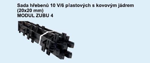 Sada hřebenů V/6 10 ks