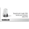 CAME KIAROLXN bezpečnostní maják 230V, odolný proti vibracím 25W, IP54 2