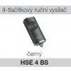 Hörmann HSE 4 BS černý chrom dálkový ovladač pohonu brány a vrat