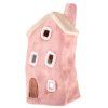 keramicky svicen domecek ruzovy