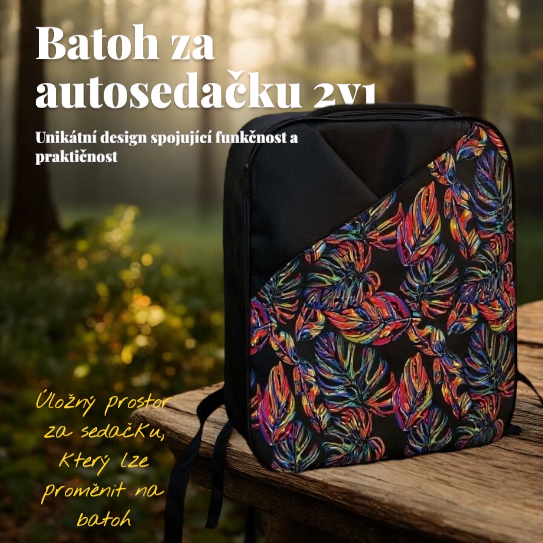 Univerální batoh 2v1 za sedačku