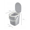 toaleta 22l rozmery