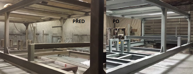 Pieskovanie oceľových konštrukcií