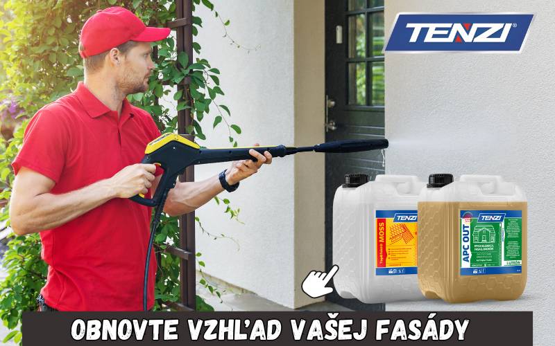 Inovatívne produkty na čistenie fasád a striech budov
