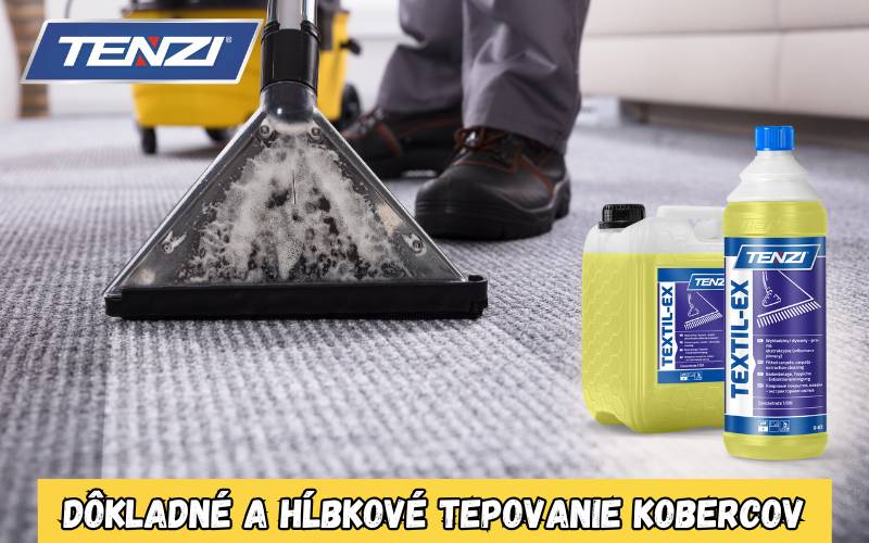 TENZI Textil-Ex – extrakčné tepovanie kobercov a čalúneného nábytku