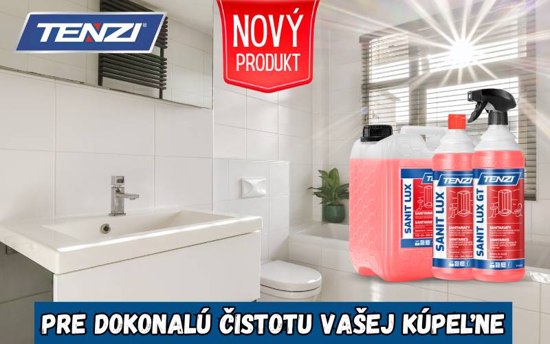 TENZI Sanit LUX GT – na nečistoty a vodný kameň v kúpeľni a na toalete