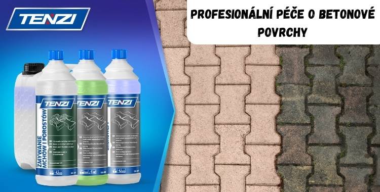 Profesionální péče o betonové povrchy s produkty TENZI.