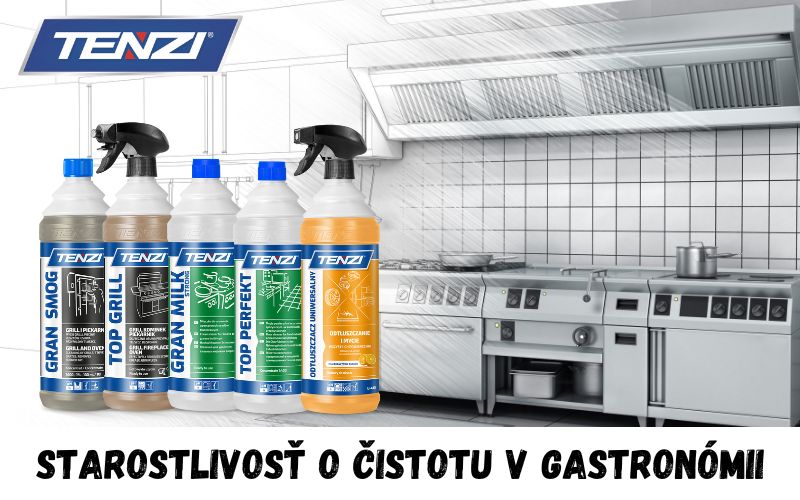 Profesionálna chémia pre gastro zariadenia.