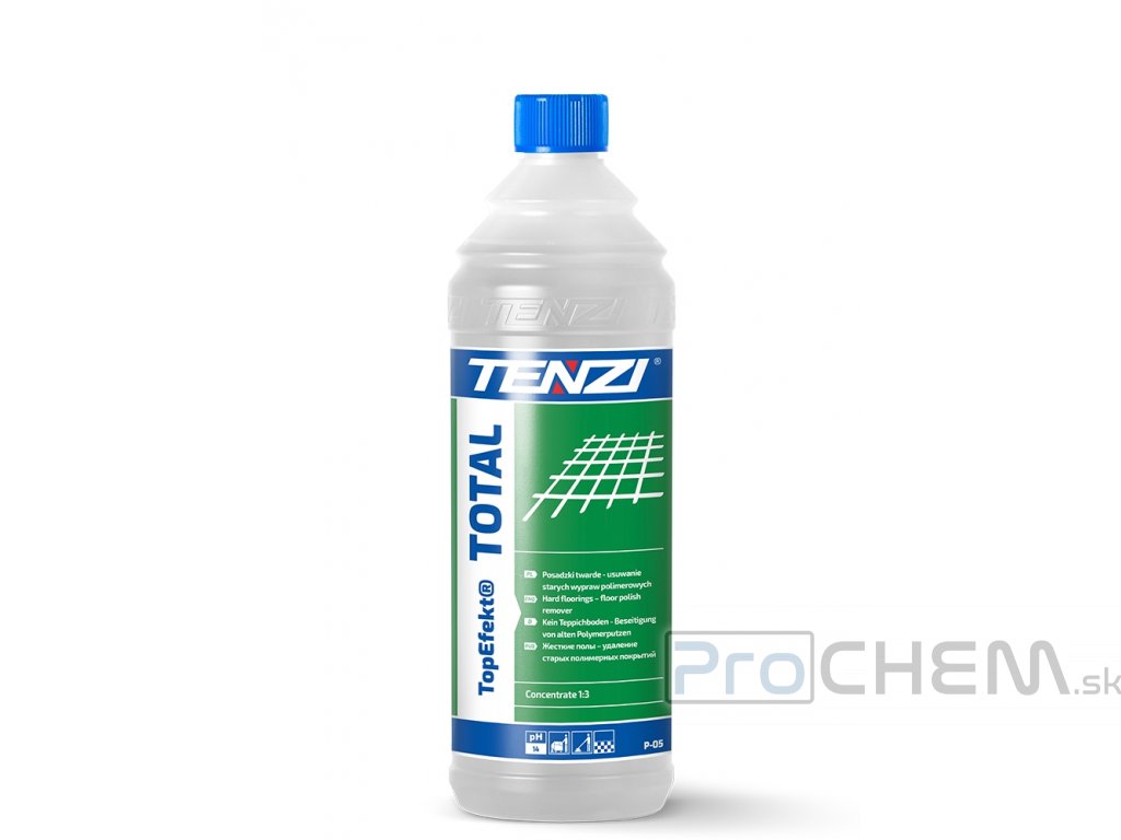 TENZI TopEfekt Total – odstraňovanie starého vosku, akrylových náterov