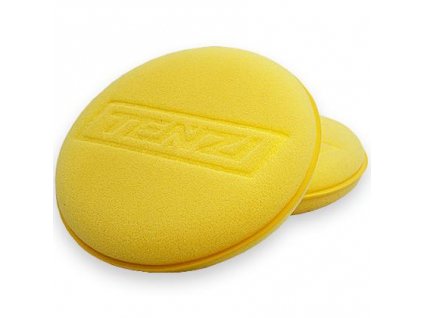 TENZI Aplikátor vosku žltý okrúhly 5 ks – mäkký aplikátor na nanášanie vosku na karosériu auta