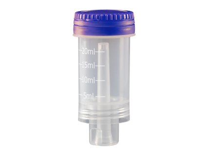 Dosing Cap ExactDose – presný dávkovací uzáver na chémiu a tekutiny modry