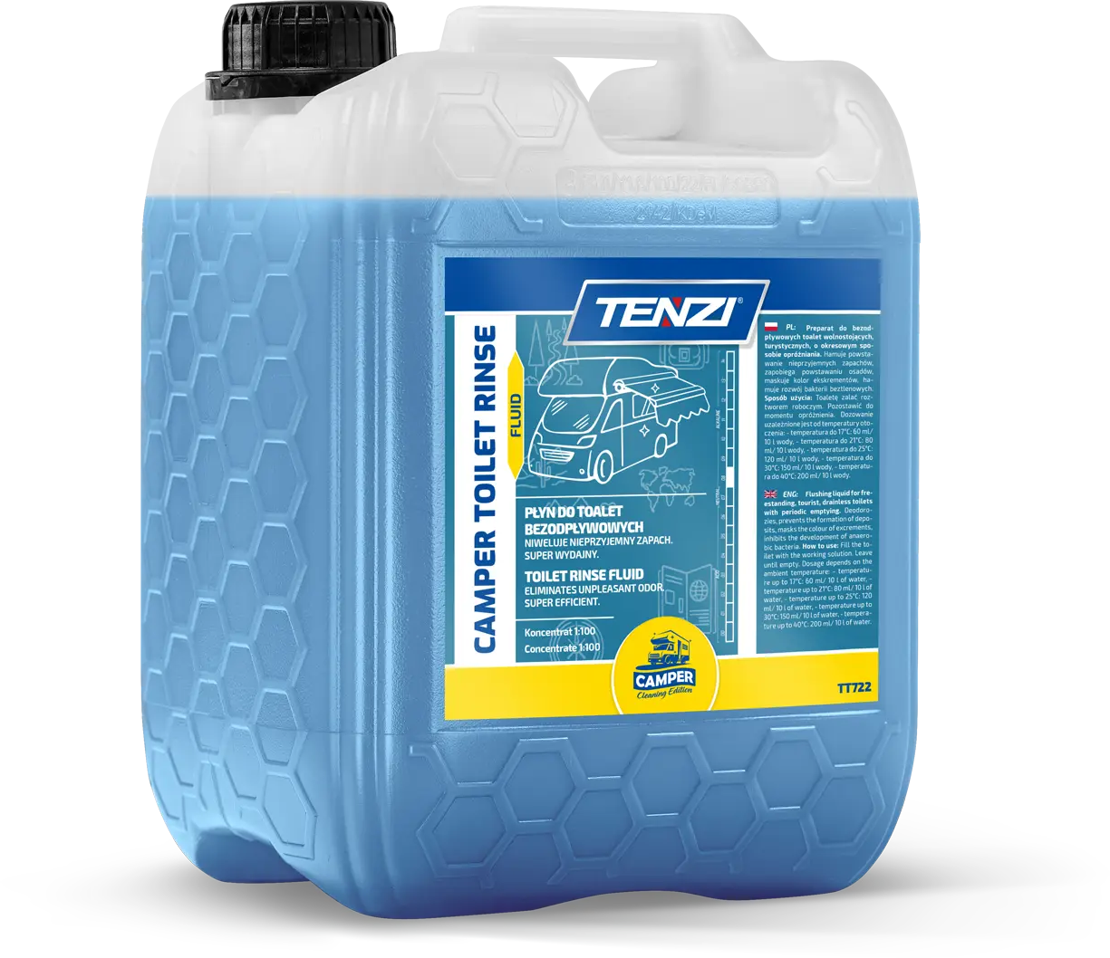 TENZI Camper Toilet Rinse Fluid - Chémia do toaliet karavanov Objem: 5 L