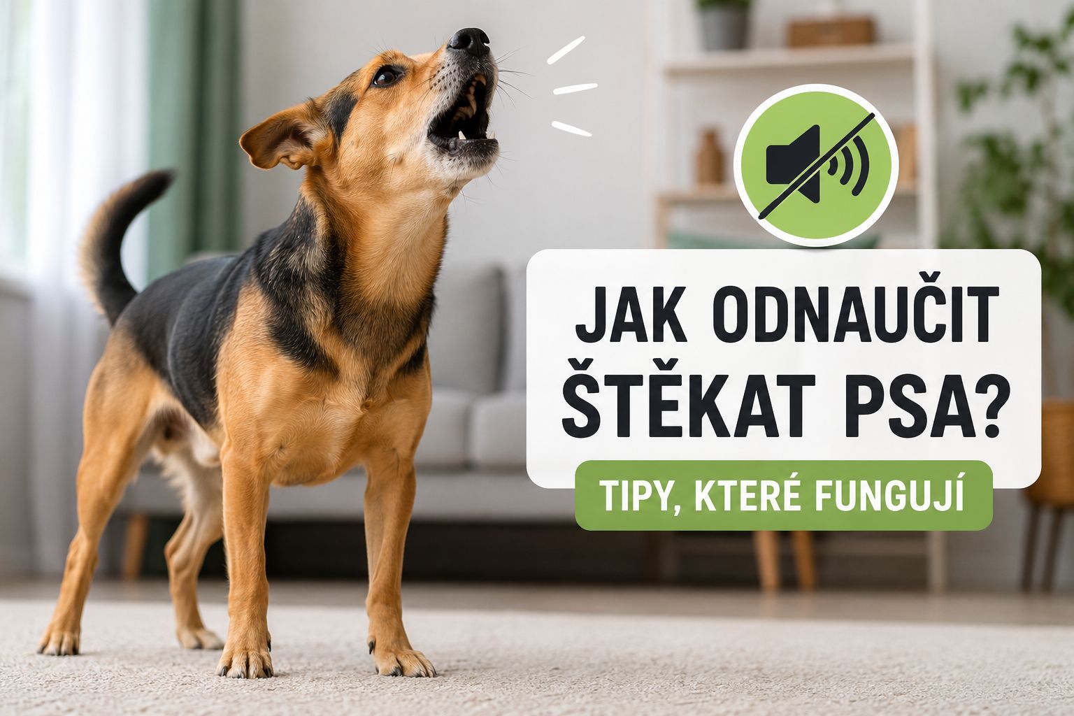 Jak odnaučit psa štěkat? Naučte ho klidu bez křiku a trestů