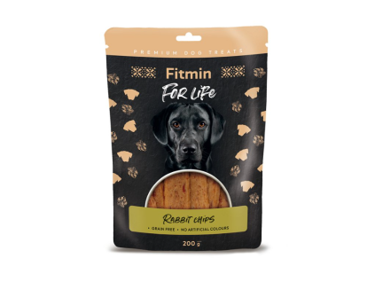 FFL dog treat rabbit chips 200g