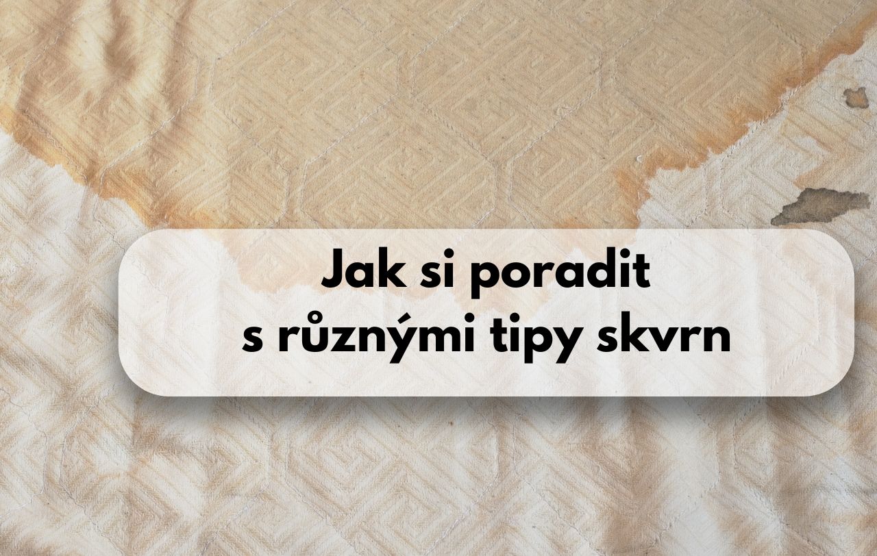 Velký průvodce čištěním: Jak doma odstranit běžné skvrny