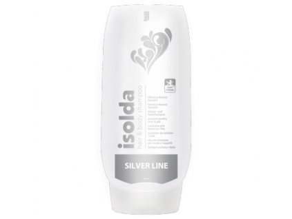 ISOLDA Silver Line krémový vlasový a tělový šampón 500 ml