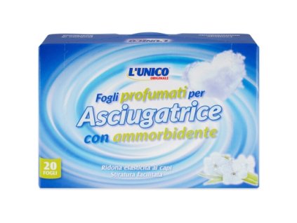L´UNICO ubrousky do sušičky, 20 ks