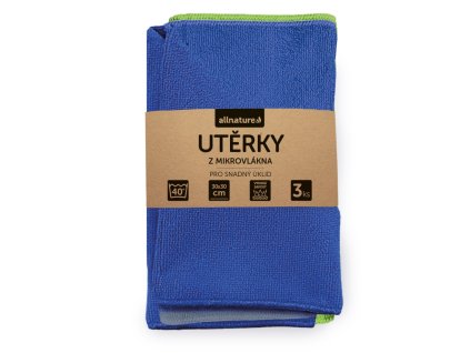 allnature uterky z mikrovlakna 3 ks