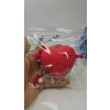 SQUISHY velké červené srdce s mřížkováním v obalu