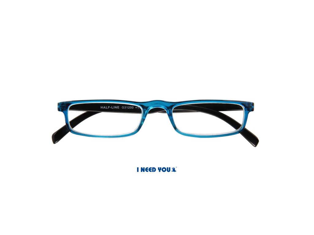 HALF-LINE brýle na čtení modrá