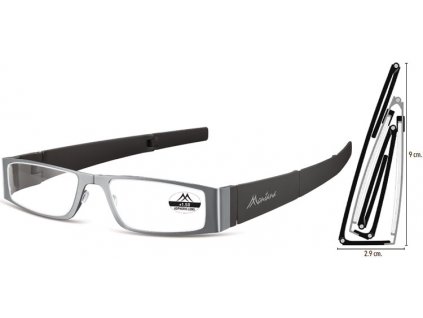 MR26 kovové skládací brýle na čtení
