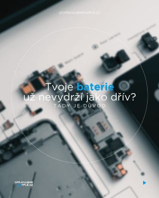 ⚡ Tvůj iPhone už vydrží půl dne a pak tma? Každá baterie má svůj životní cyklus – a po 300–500 nabíjecích cyklech začne...
